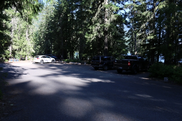 Camping in Washingtons Kachess Campground.